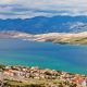 Panorama of Pag, Pag Island, Croatia