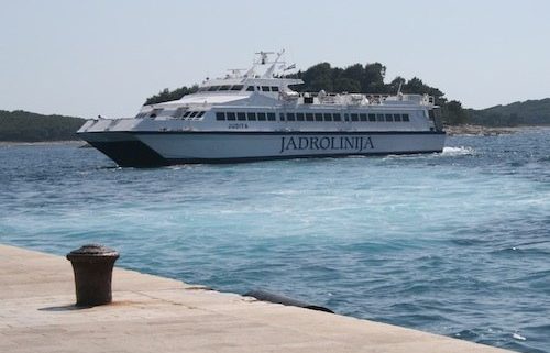 Ferries in Croatia - Jadrolinija catamaran