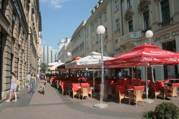 Cafe culture in Zagreb