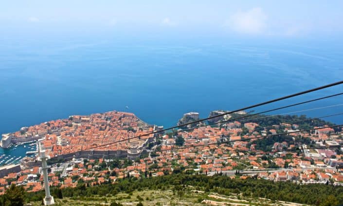 Photos of the Elafiti Islands - Dubrovnik Old town - view from top of cable car