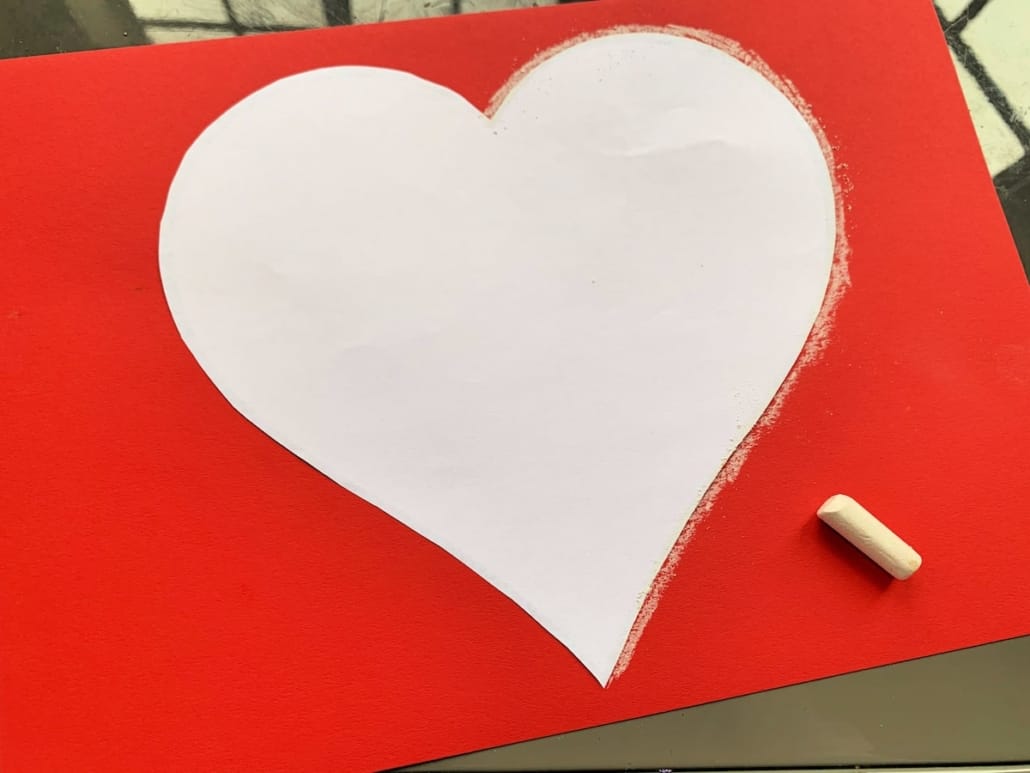 Paper Licitar Hearts - Chalk Outline