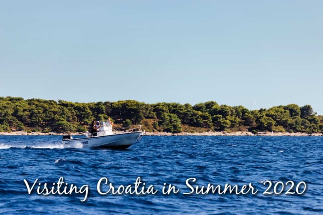 Visiting Croatia in summer 2020