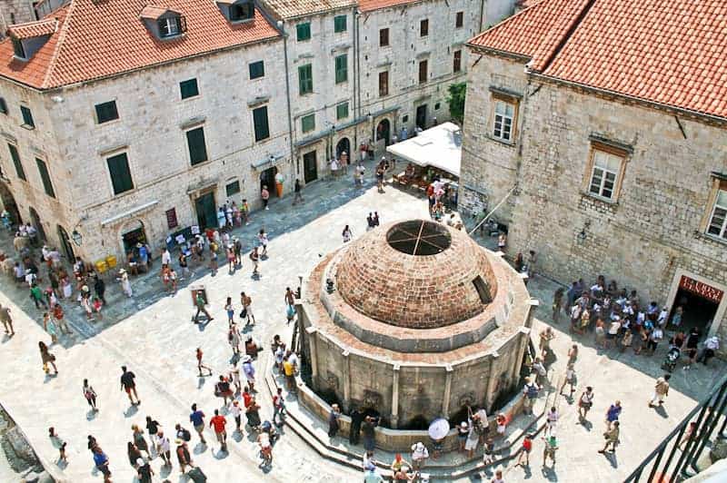 Sightseeing in Dubrovnik - Onofrio's Fountain
