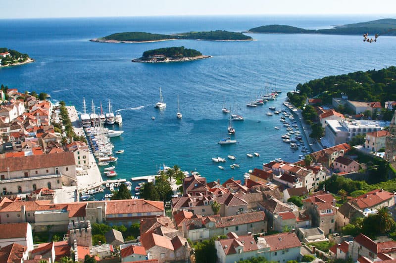 Top Sights in Croatia - Hvar Town view