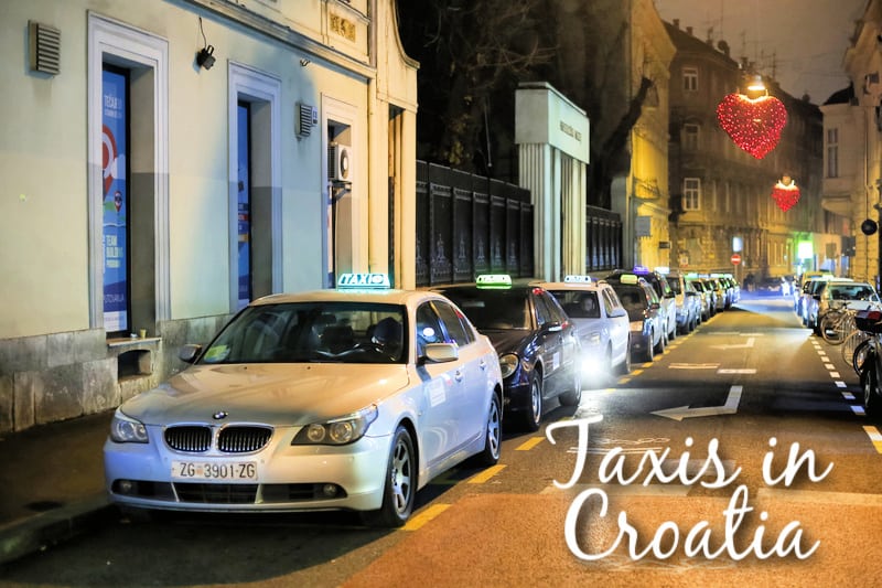Taxis in Croatia