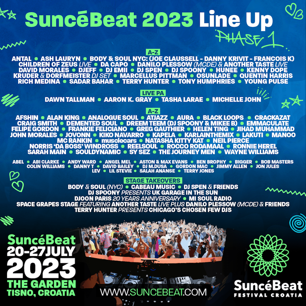 SunceBeat 2023 First Names Revealed