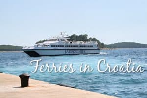 Ferries in Croatia