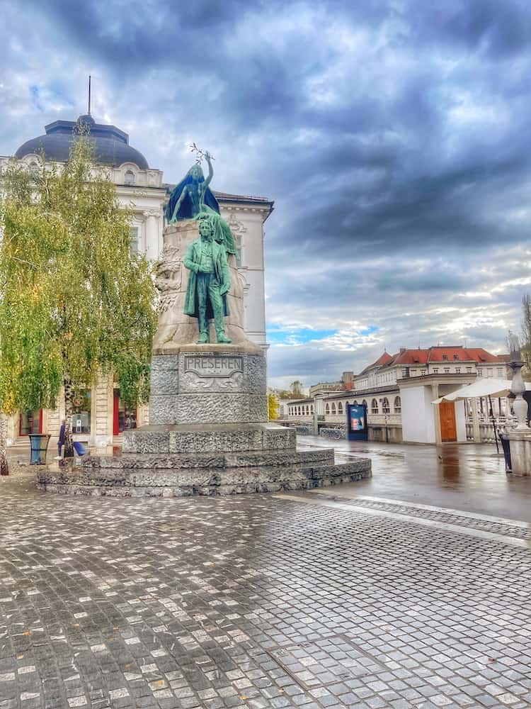Ljubljana - Preseren Statue