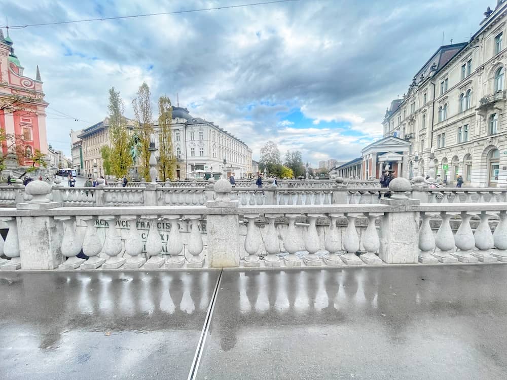 From Zagreb to Ljubljana - the Triple Bridge in Ljubljana