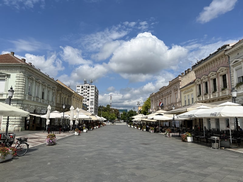 Slavonski Brod - Ivana Brlic-Mazuranic Square