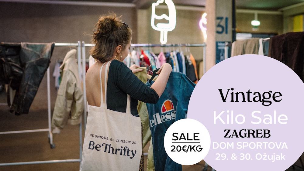 BeThrifty Vintage Kilo Sale in Zagreb