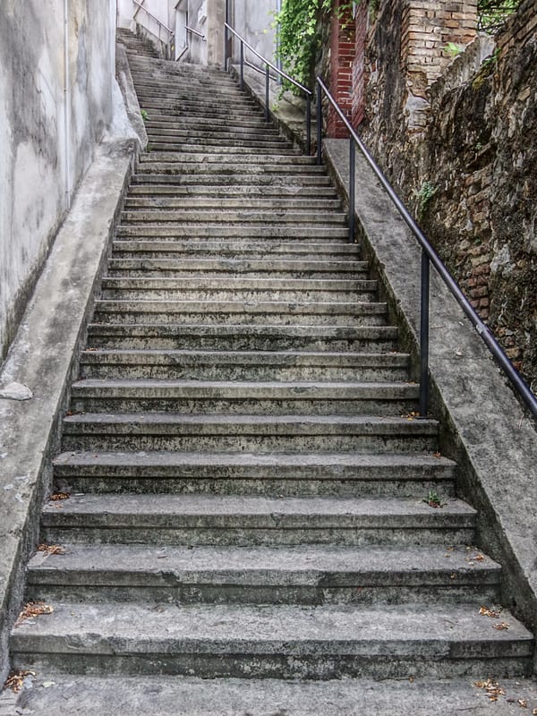 The Petar Kruzic stairs to Trsat Castle