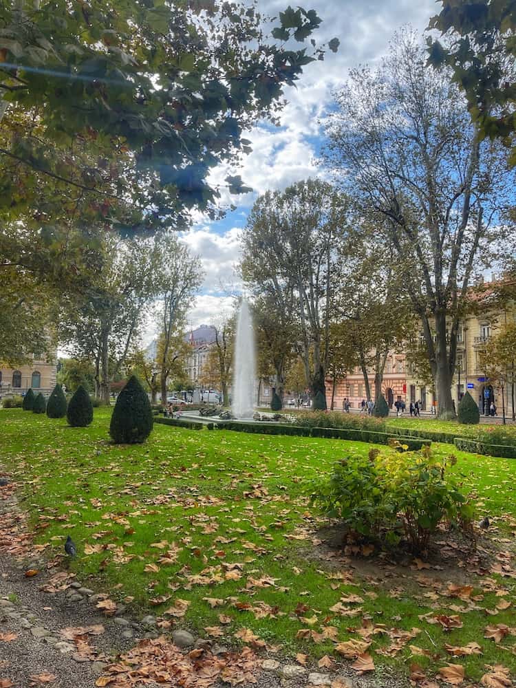 Two Days in Zagreb - Zrinjevac Park
