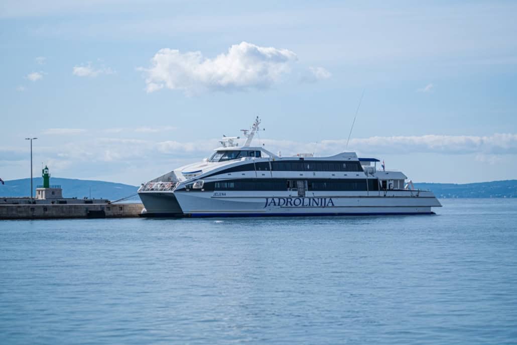 Split to Dubrovnik catamaran - Jelena