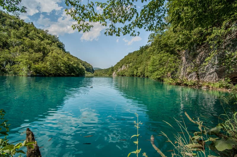 One of the many Plitvice lakes 