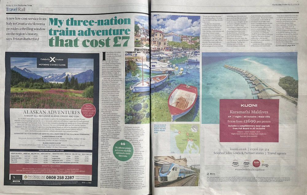 Press coverage on Croatia, May 2024 - The Sunday Times