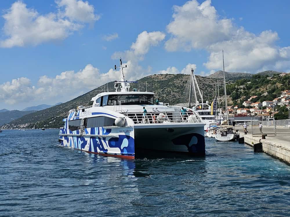 Split to Dubrovnik catamaran