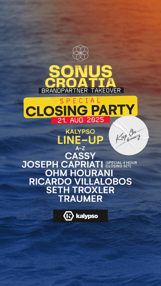 Sonus Croatia 2025 Closing Party