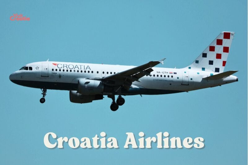 Croatia Airlines aeroplane in the air