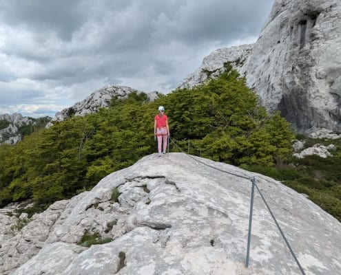 VIa Ferrata Bat in Dalmatia