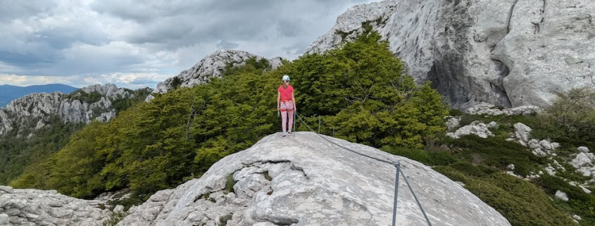 VIa Ferrata Bat in Dalmatia