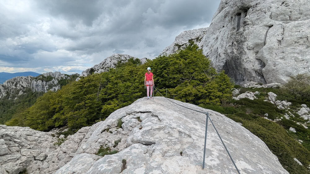 VIa Ferrata Bat in Dalmatia