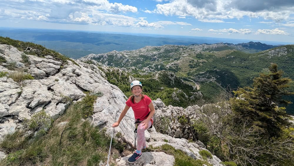 Not far from the summit