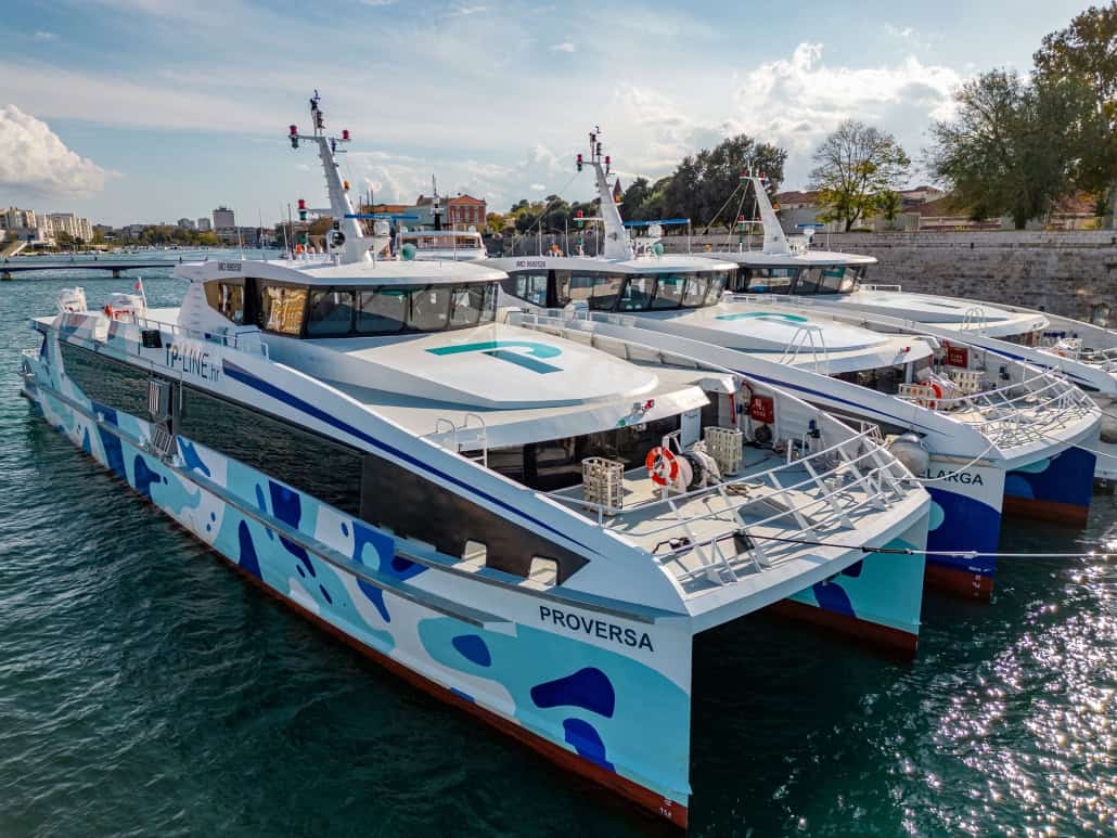 Croatia's Ferry and Catamaran Lines - TP Line Boats