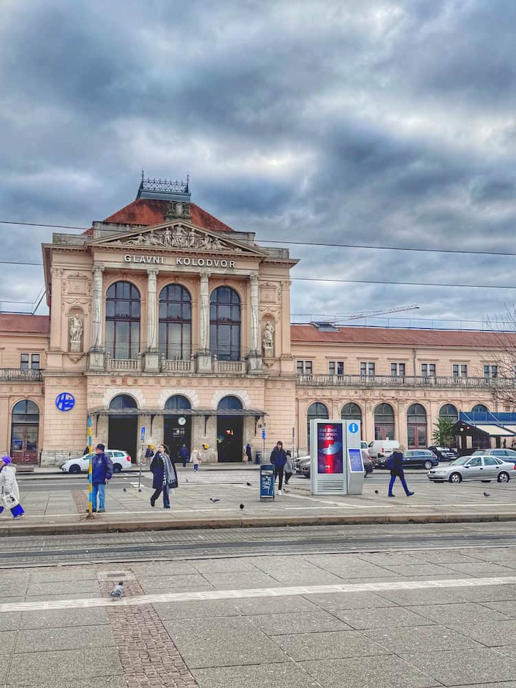 Getting to Croatia Without Flying - Zagreb Glavni Kolodvor, the main train station in the city