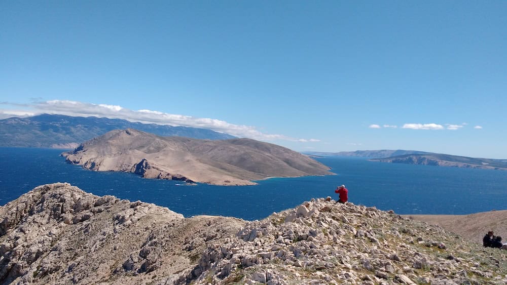 Looking south from Baska 