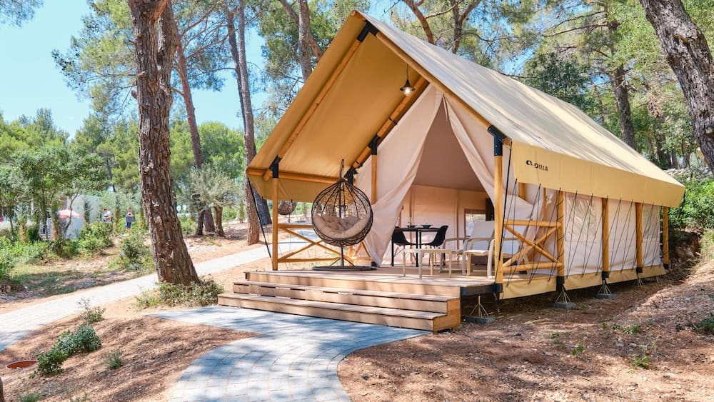 Glamping sites in Croatia - Safari Tents in Camp Cikat, Losinj
