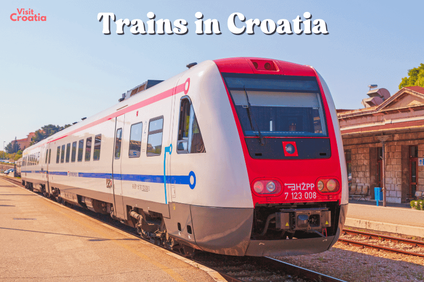 Trains in Croatia