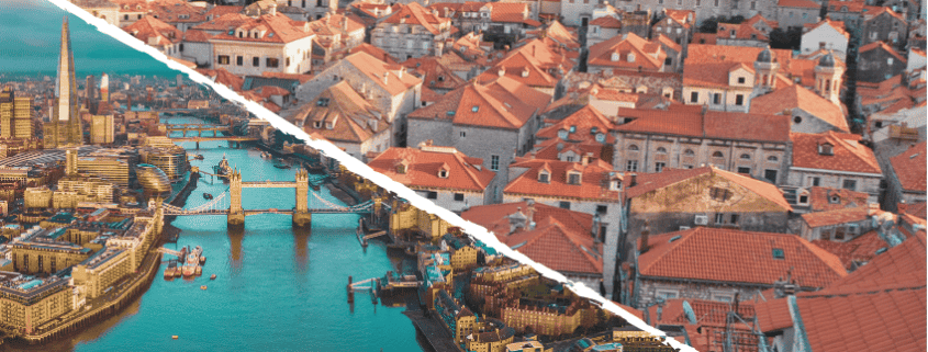 From London to Dubrovnik